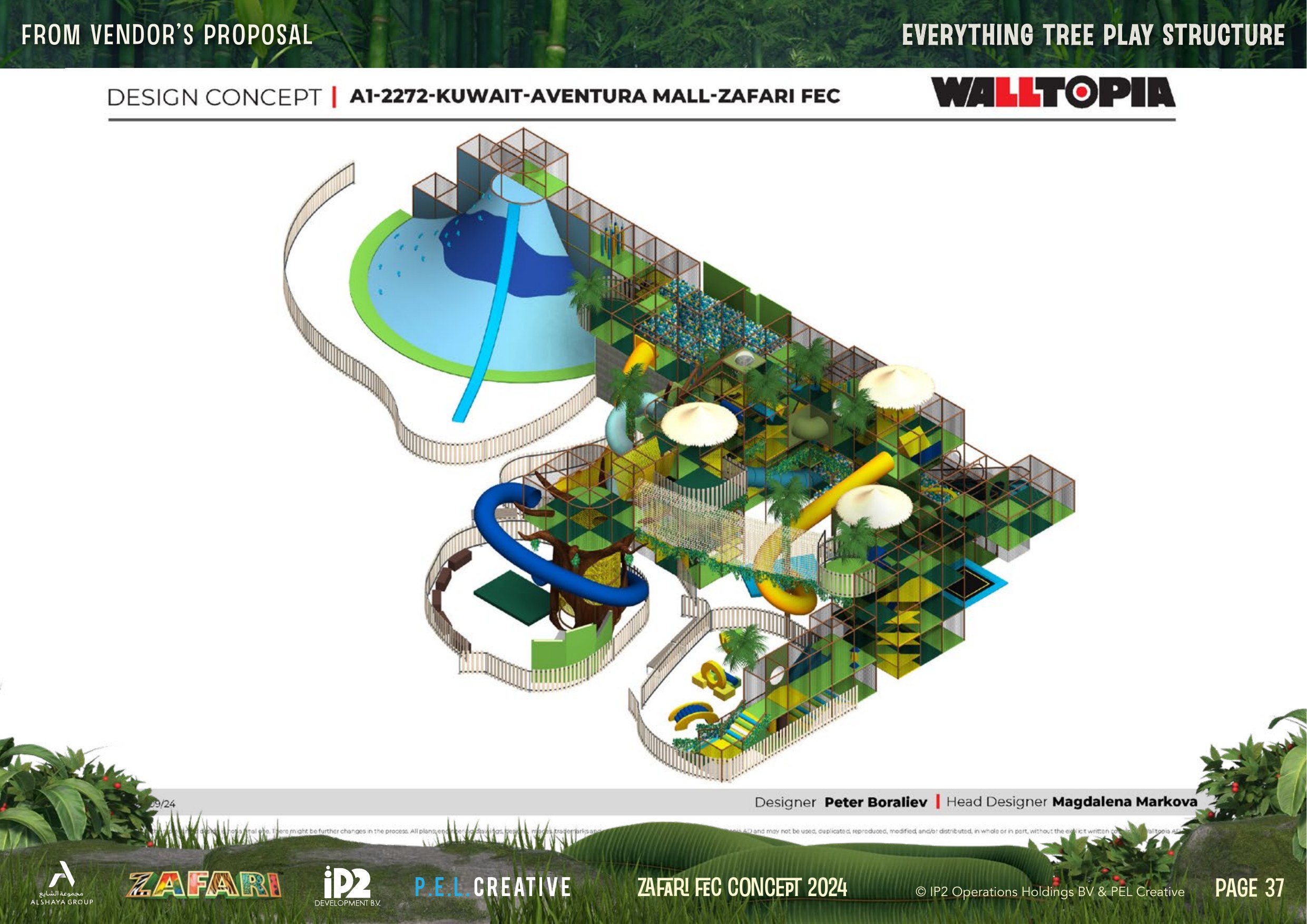 The Everything Tree play structure — 3D concept render